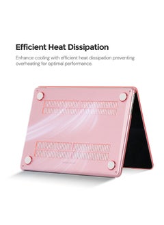 O Ozone Crystal Case Compatible with MacBook Pro 16 (A2485)M1 2021 (A2780)M2 (A2991)M3 2023 (A3403,A3186)M4 2024 Case+Keyboard Cover & Protector, Pink  - Image 3
