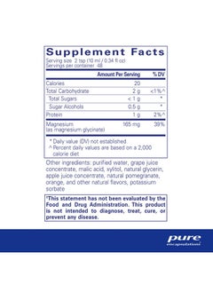 Pure Encapsulations Magnesium Glycinate Liquid ; Supports Musculoskeletal And Cardiovascular Health* ; 16.2 Fl. Oz.  - Image 3