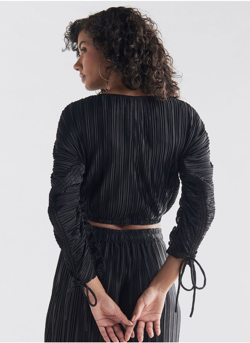 FAV Tiered Knitted Crop Top  - Image 2
