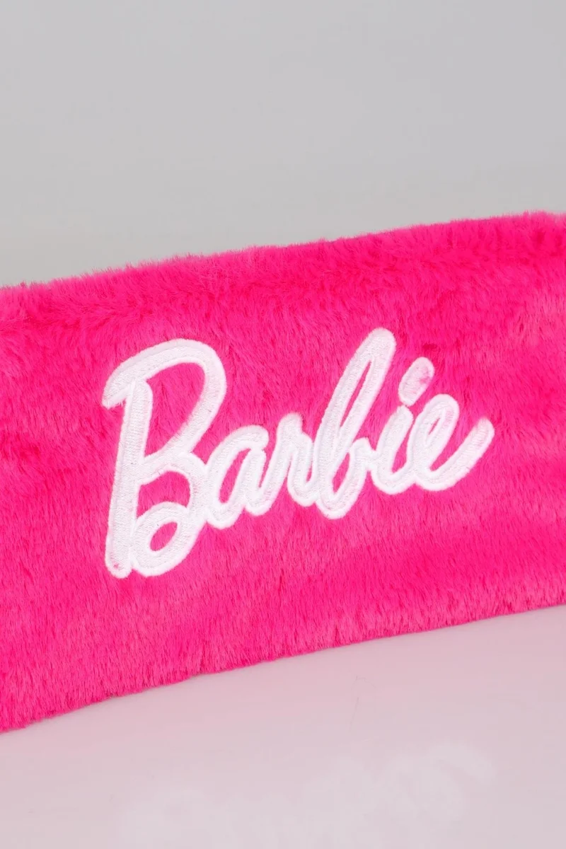 Barbie Dekomus New Season Licensed Basic Plush Handbag/Makeup Bag/Pencil Bag