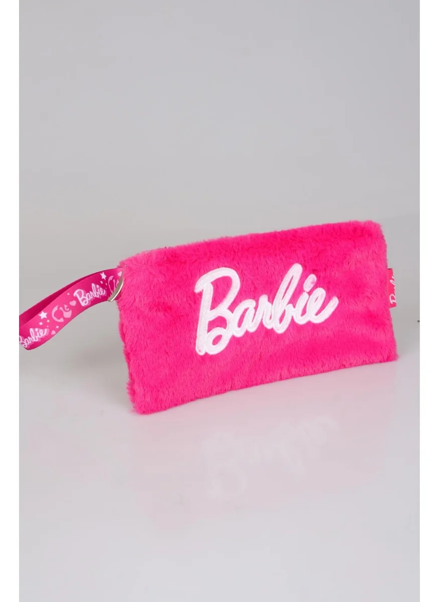 Barbie Dekomus New Season Licensed Basic Plush Handbag/Makeup Bag/Pencil Bag