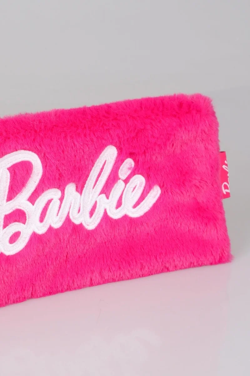 Barbie Dekomus New Season Licensed Basic Plush Handbag/Makeup Bag/Pencil Bag