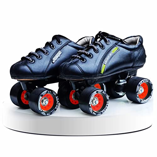 jaspo Kids Drift Pro Outdoor Wheel Shoe Skate Combo(Shoe Skates+ Helmet+Knee+Elbow+Wrist+Bag)(Size-3 Uk(Age 9-10 Yrs),Drift Pro),Blue - Image 2