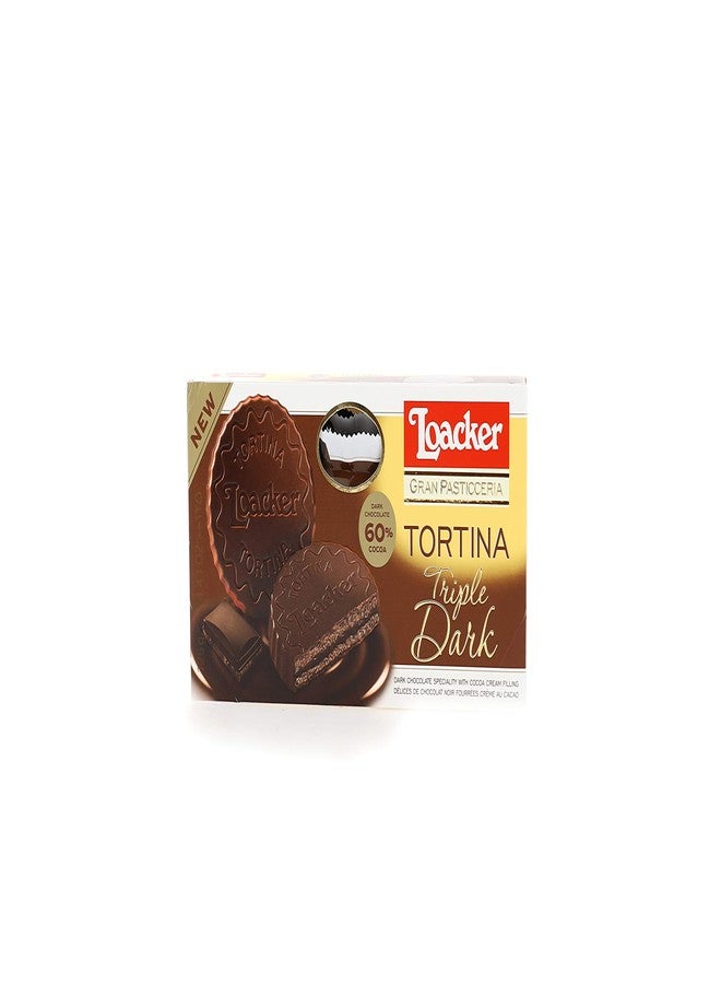 Loacker Gran Pasticceria Tortina Triple Dark, 125g/4.41 oz. - Image 1