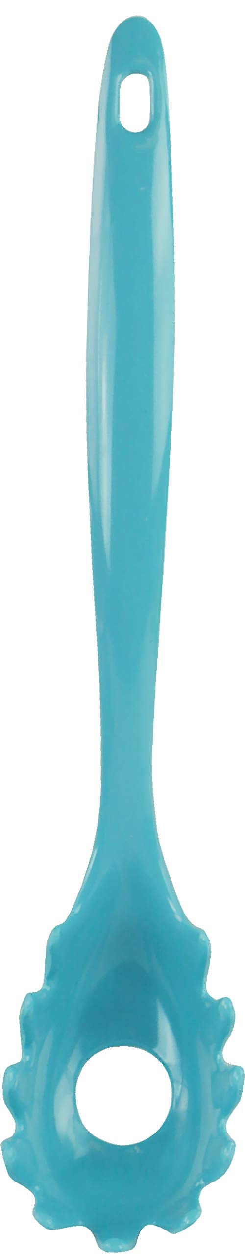 Reston Lloyd Spaghetti Spoon, Pasta Server, Fork with Ergonomic Handle, Heat Resistant, BPA Free,11.5 inch Melamine Utensil by Reston Lloyd, Aqua-Blue - Image 4