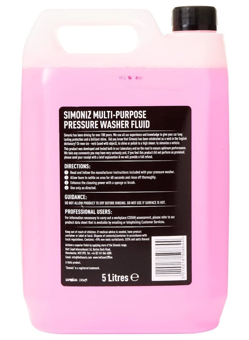 Simoniz Multi-Use Pressure Washer Fluid 5L - Image 3