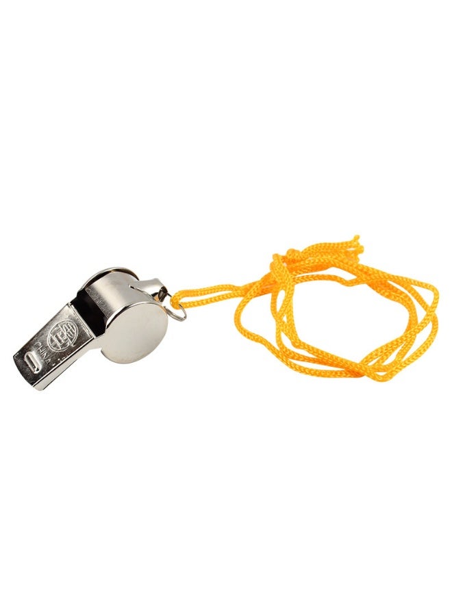 Whistle Stainless Steel Coach Sports Whistle with Lanyard, Loud Crisp Sound Whistle Ideal for Coaches, Referees, and Official - Image 1