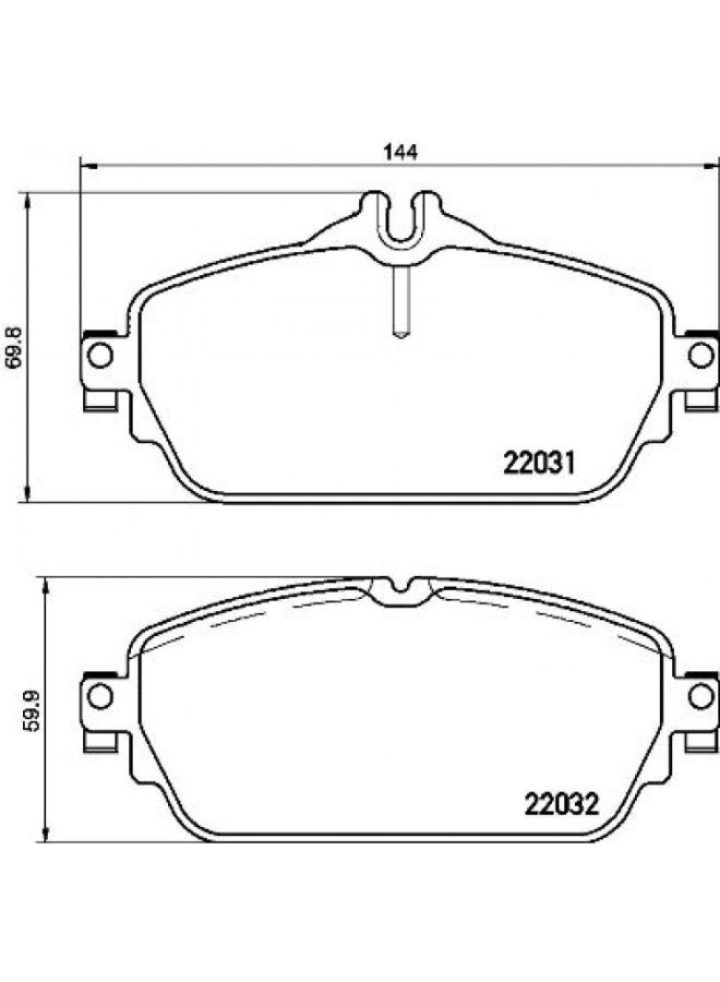 Brake Pad - BREMBO  -  P 50 118