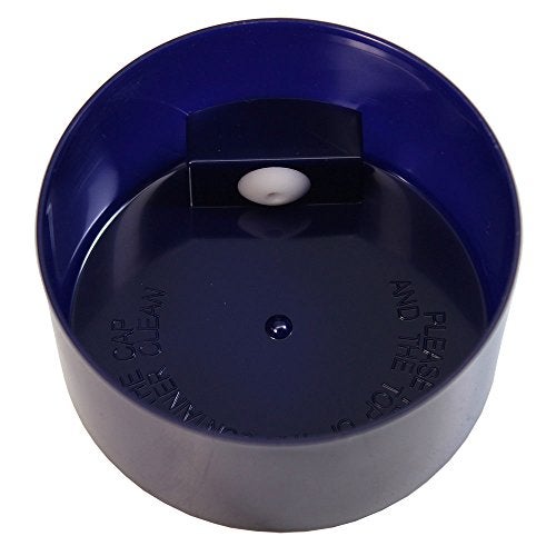 Tightpac America, Inc. Teavac 6-Ounce Vacuum Sealed Tea Storage Container, Blue Cap and White Body/Floral Design - Image 3