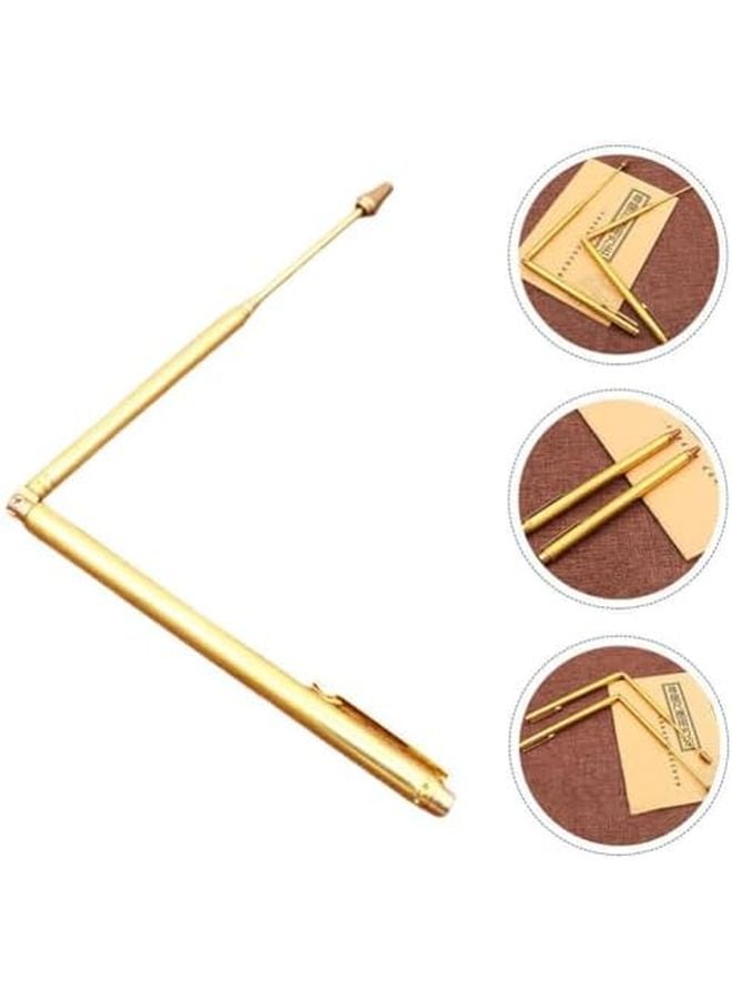 4PCS Copper Dowsing Rods Metal Detector Pendulum Set For Treasure Hunting Divining Water - Image 4