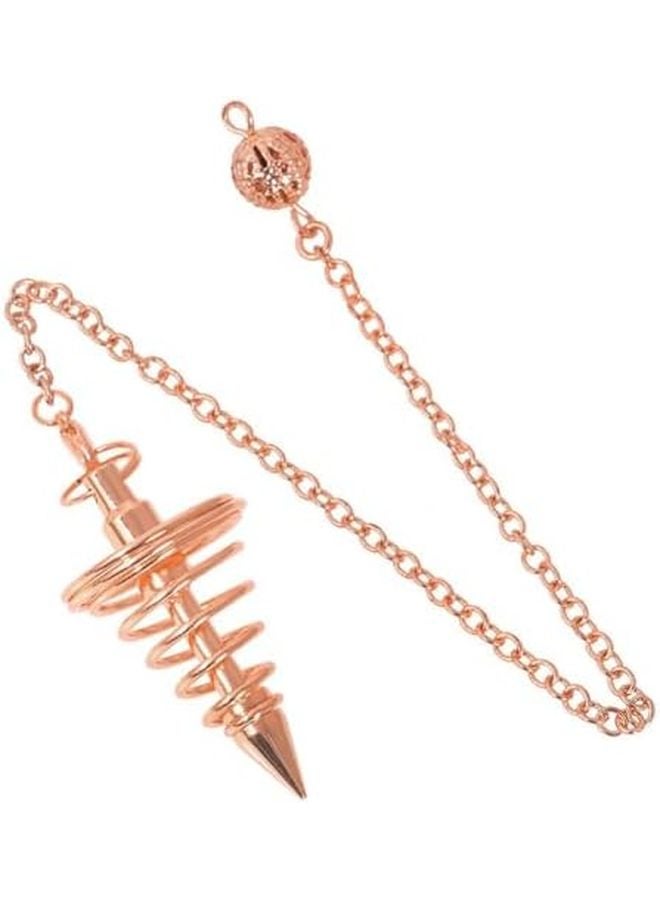 4PCS Copper Dowsing Rods Metal Detector Pendulum Set For Treasure Hunting Divining Water - Image 5