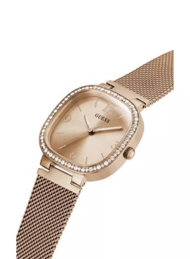 Guess Women's Rose Gold Analog Stainless Steel Strap Watch - GW0354L3 - Image 4