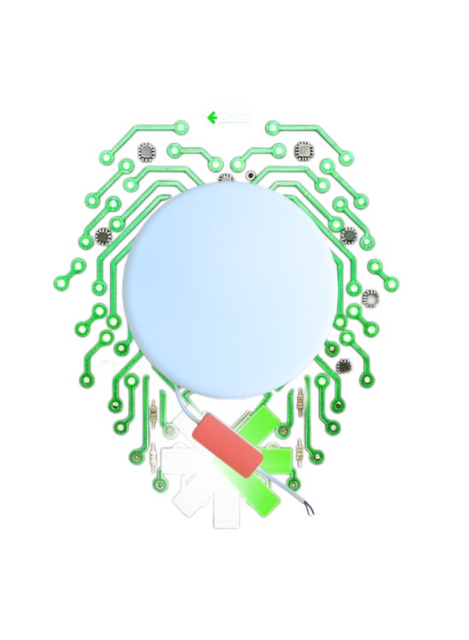 EPSCO Pane 36 Watt - 20 cm - outwall - White - Image 3