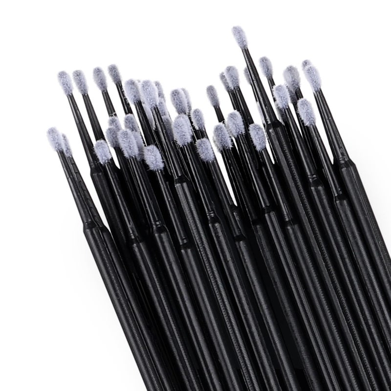 JASSINS 300pcs Disposable Micro Applicators brushes,JASSINS Eyelash Extensions Microfiber Wands Applicator Brush,False Eyelashes Brush Clean Mascara swabs(2.0 mm With Container) (PINK) - Image 4