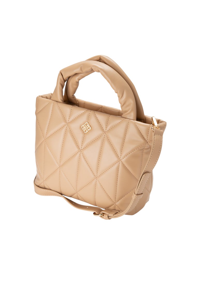 Bata Quilted Top Handle Bag - Image 3