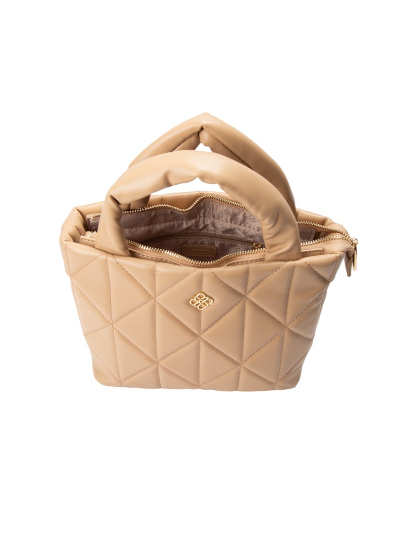 Bata Quilted Top Handle Bag - Image 4