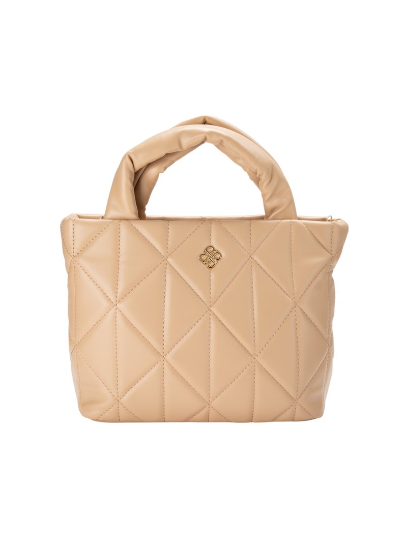 Bata Quilted Top Handle Bag - Image 1