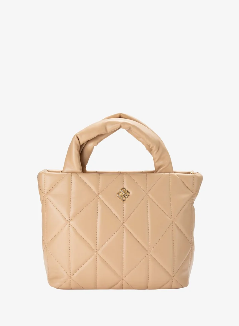 Bata Quilted Top Handle Bag
