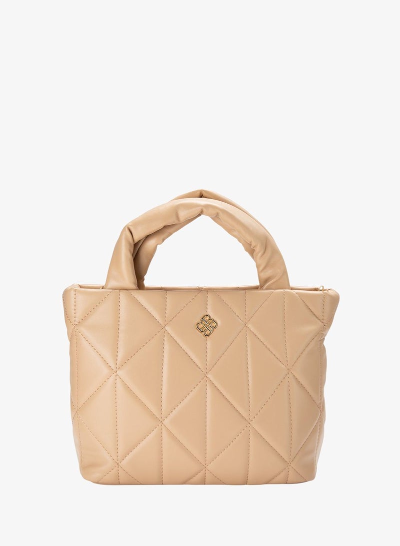 Bata Quilted Top Handle Bag - Image 1