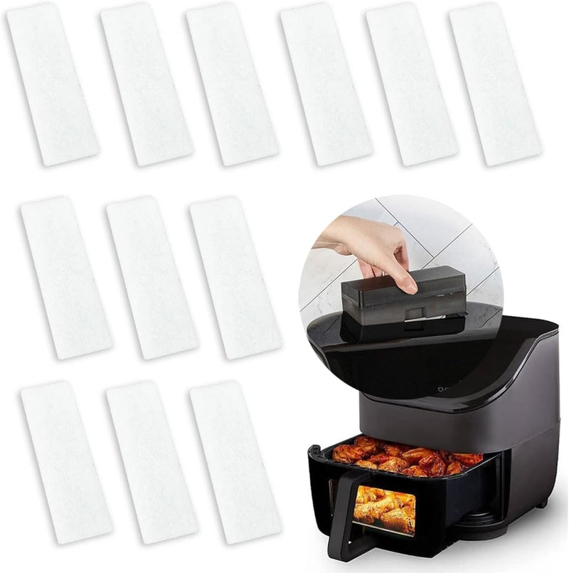EUSTREER 12 قطعة من مرشحات بديلة لجهاز Instant Vortex Plus Air Fryer سعة 6 كوارت مع ClearCook وOdorErase، إكسسوارات بديلة لمرشحات إزالة الروائح - Image 1