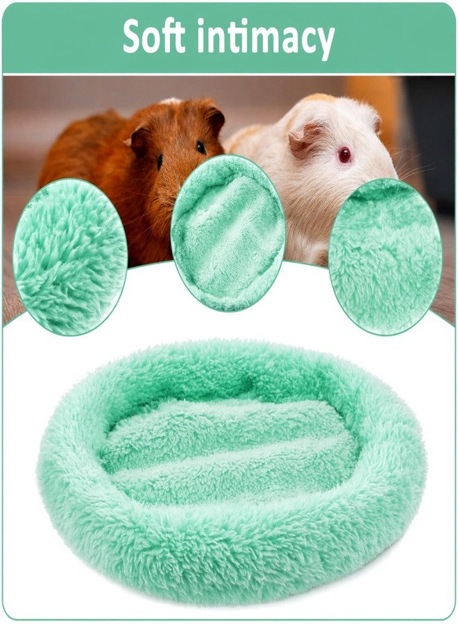 Azefnuhk Guinea Pig Bed, 7.87" x 5.51" Outer Inner Diameter Hamster Beds with Plush, Small Pet Hideout for Small Dwarf Rabbits Hedgehog Squirrel Ferret - Image 3