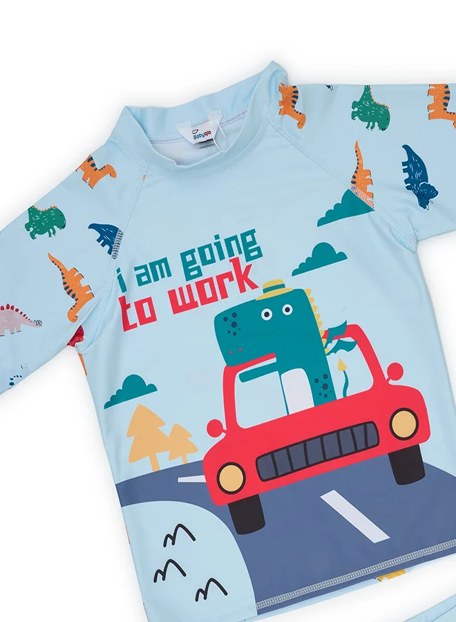 بيبي كلو Dinosaur Car Themed Boys' Swimwear Set