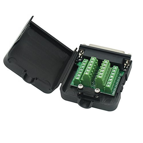YIOVVOM DB25 Breakout Board Solder-Free Female Adapter 25-pin Port Adapter to Terminal Connector Signal Module Long Bolts and Nuts with case - Image 5