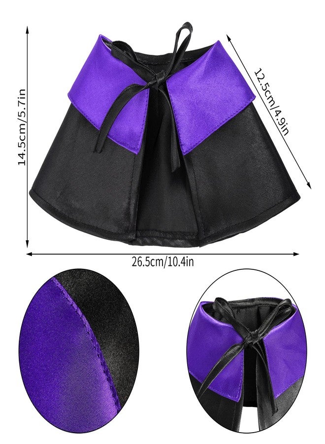 Dxhycc Halloween Pet Costume Cat Wizard Costume Funny Wizard Cat Clothes Cloak and Hat for Small Dogs Outfits - Image 2