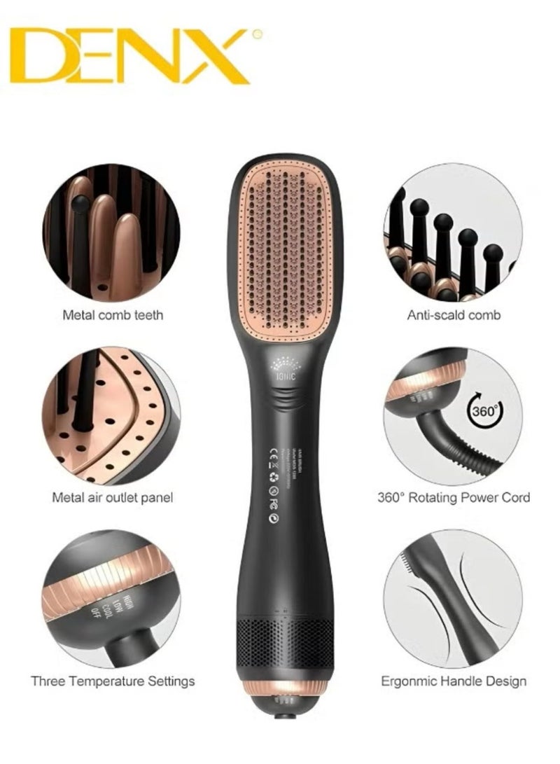 دينكس مجفف الشعر السيراميكي ومصفف الشعر 2 في 1 احترافي 200 واط - Image 1