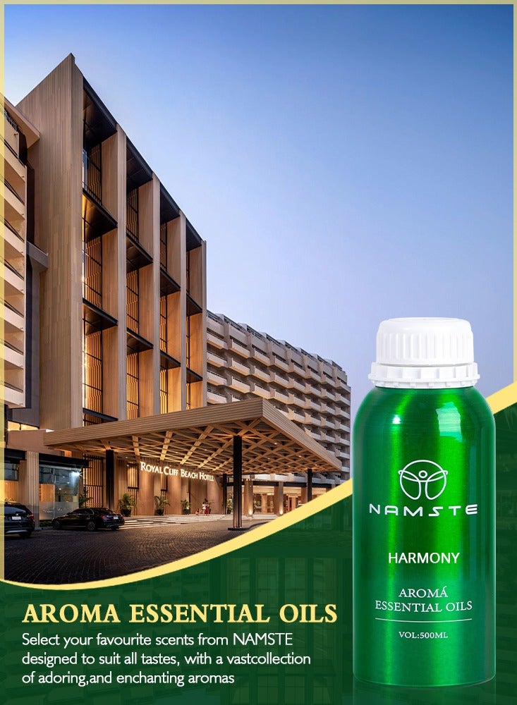 ناماستي زيت عطري عطري طويل الأمد من أروما أويل، 500 مل - هارموني - Image 3