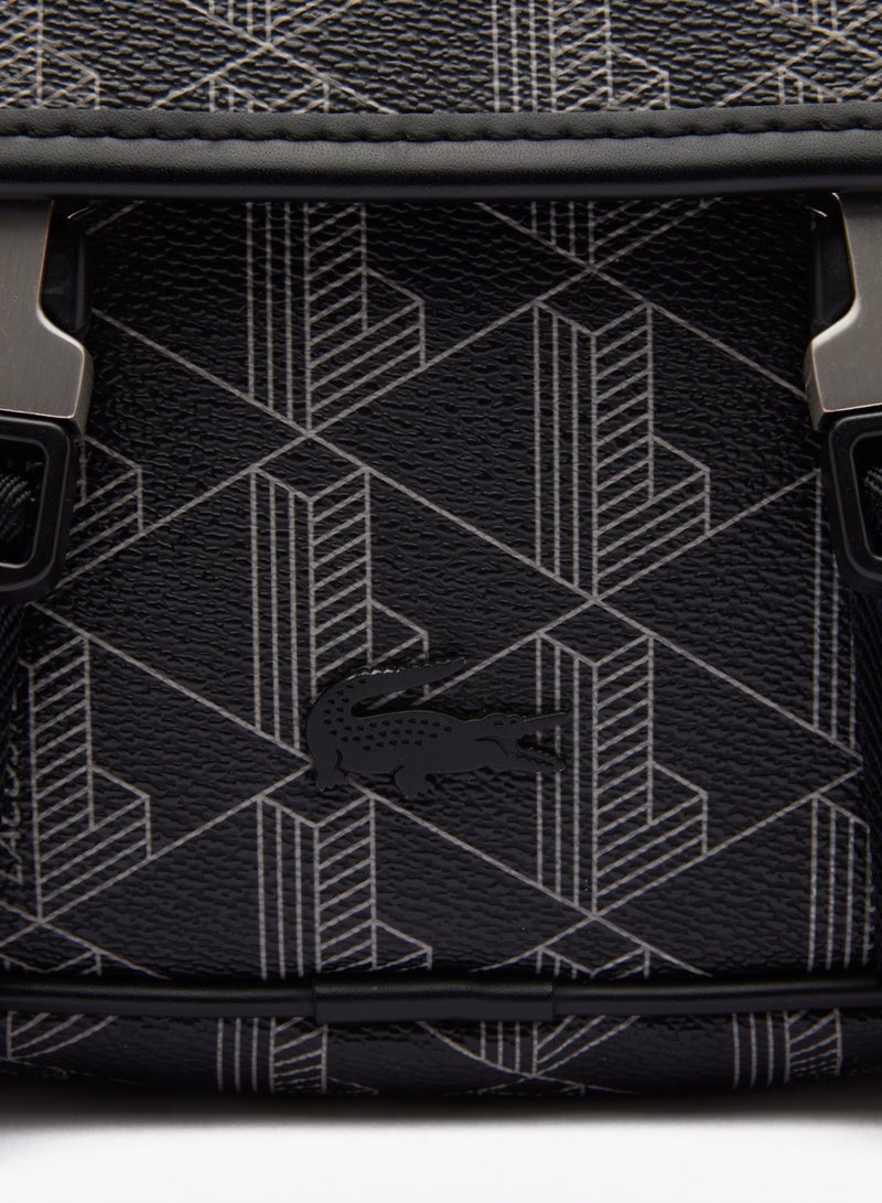 لاكوست حقيبة لاكوست الرجالية بمشبك قابل للطي - Image 5