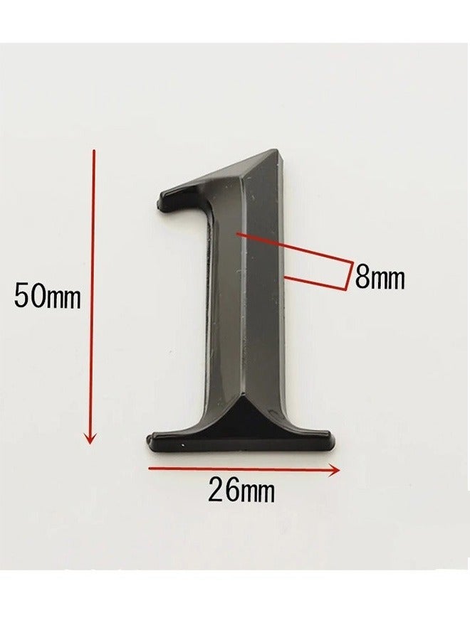 3D Mailbox Numbers 0-9 Self-Adhesive 2 Inch Address Number Stickers Door House Numbers Style Street Mailbox Sign for Apartment Home Office  - Image 3
