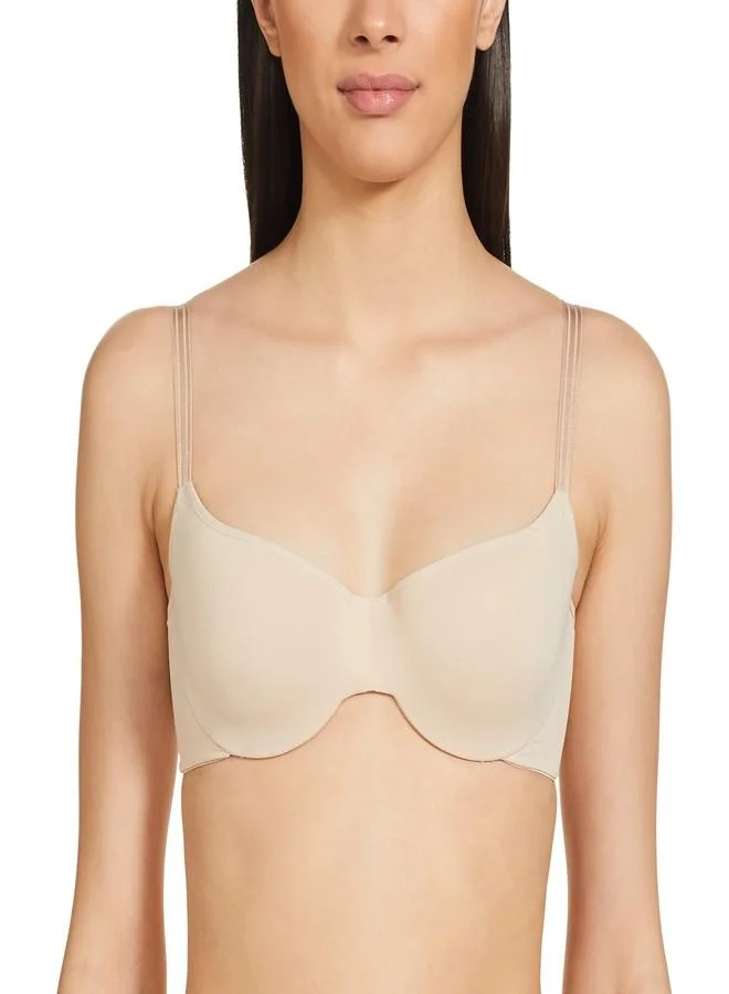 Triumph Triumph Women's Polyamide Wired Casual Push Up Bra (123I321_Beige_36B)