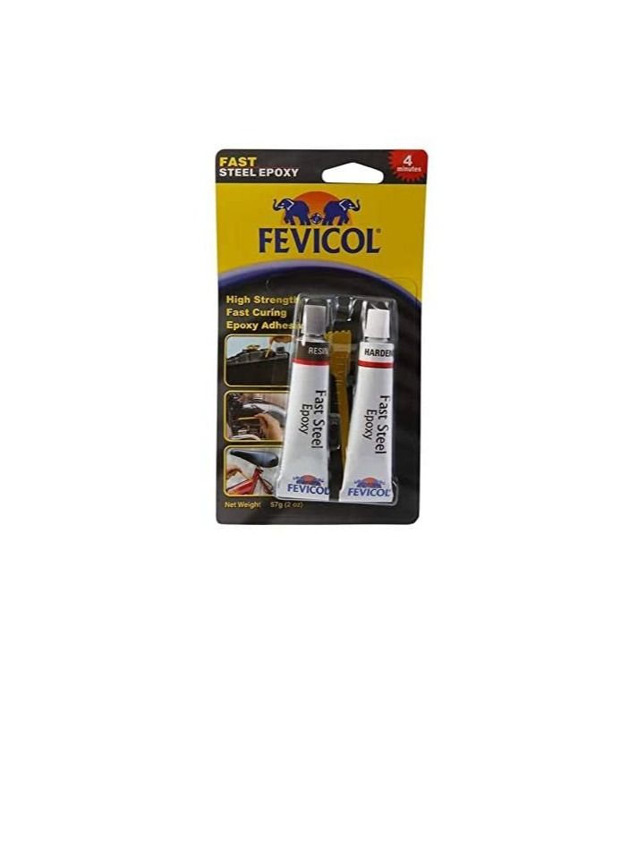 Fevicol Steel Epoxy 57 G 2 Tubes - Image 2