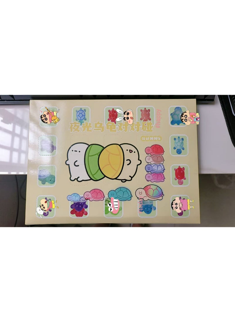Generic Glowing Mini Cartoon Animal Blind Bag Toys 20 grid turtle hole play 