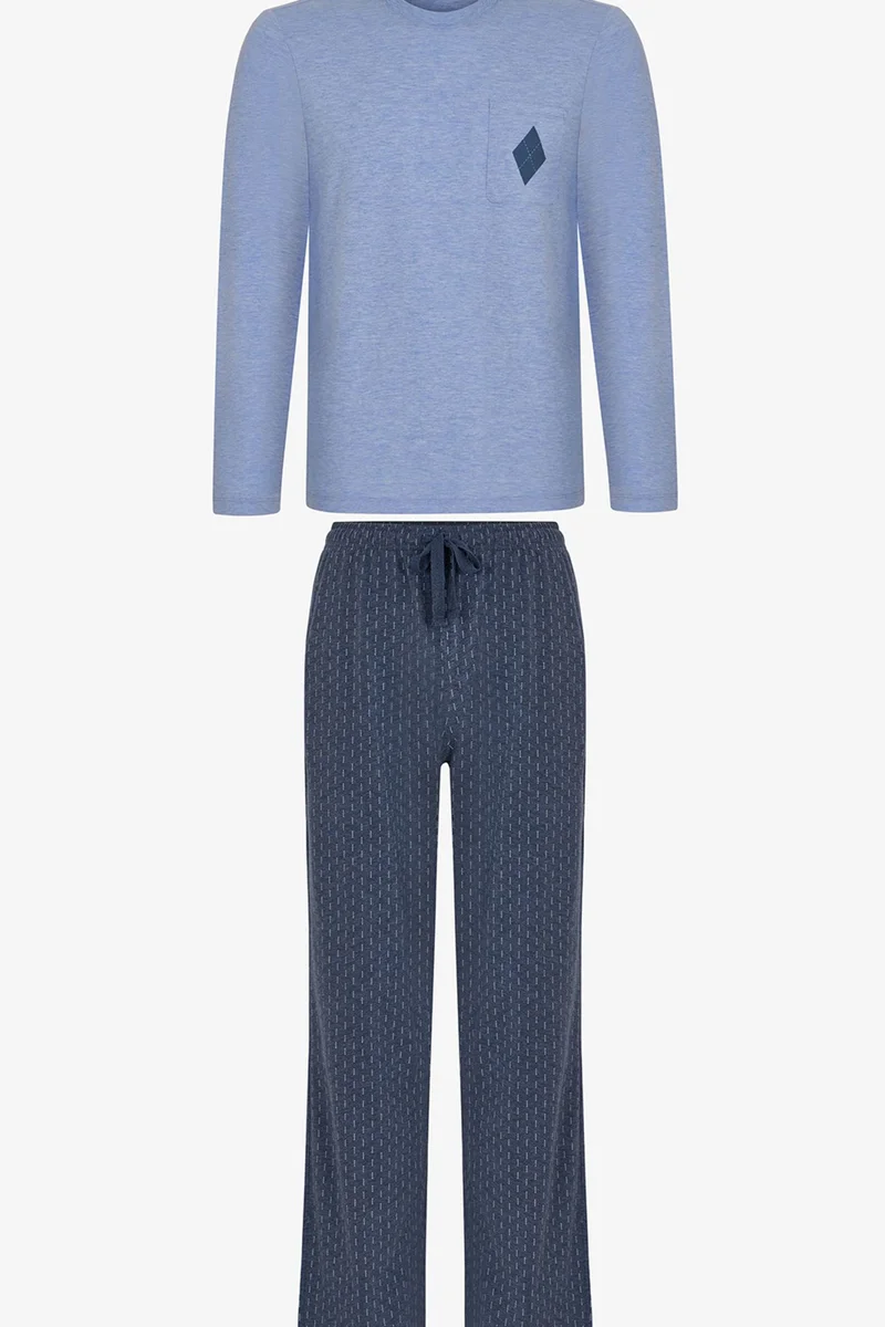 PENTI Men's Northline Long Sleeve Pajama Set