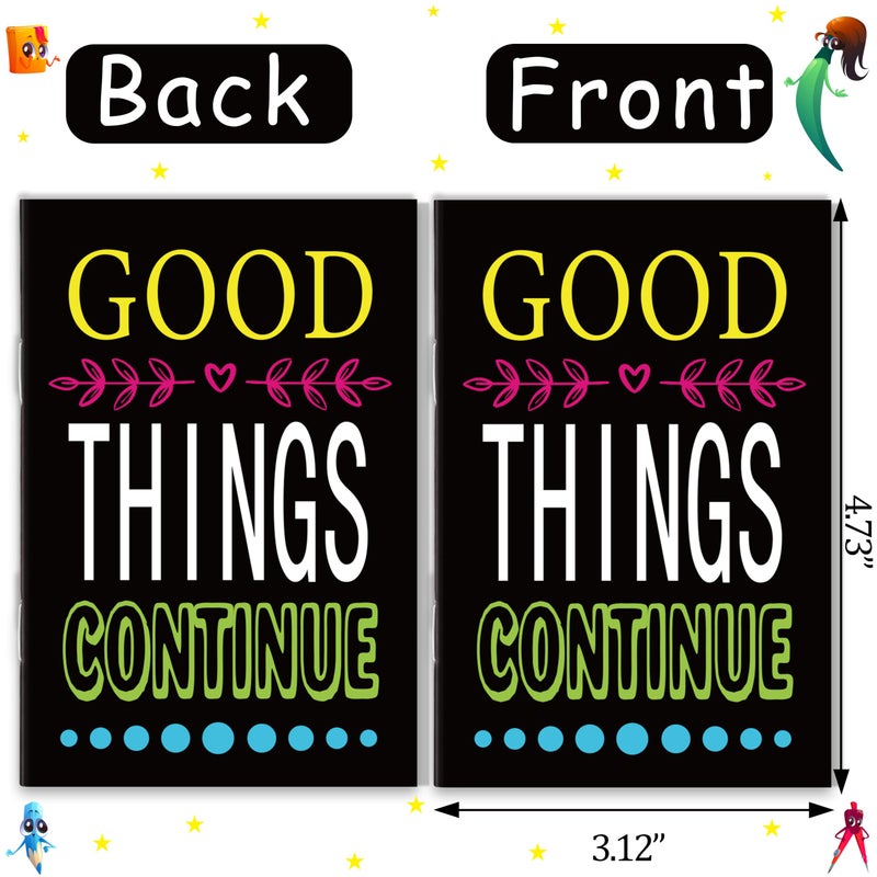 Renbuzhu 24PCS Mini Inspirational Notebooks Party Favors - Motivational Journals Pocket Notepads Bulk for Appreciation, Graduationï¼ŒOffice Gifts Party Suppliesï¼ˆ12 Stylesï¼‰ - Image 4