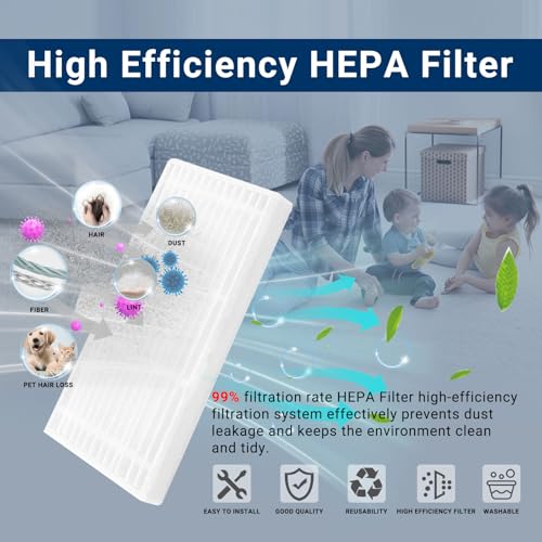 JoyBros 33-Pack Big Accessories Kit For Eufy Omni C20, Replacement Parts include 2 Main Brush, 8 Side Brushes, 8 Dust Bags, 8 Mop Pads, 8 Washable Filters, 1 Cleaning Tool - Image 4