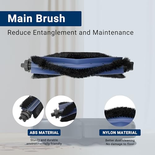 JoyBros 33-Pack Big Accessories Kit For Eufy Omni C20, Replacement Parts include 2 Main Brush, 8 Side Brushes, 8 Dust Bags, 8 Mop Pads, 8 Washable Filters, 1 Cleaning Tool - Image 3