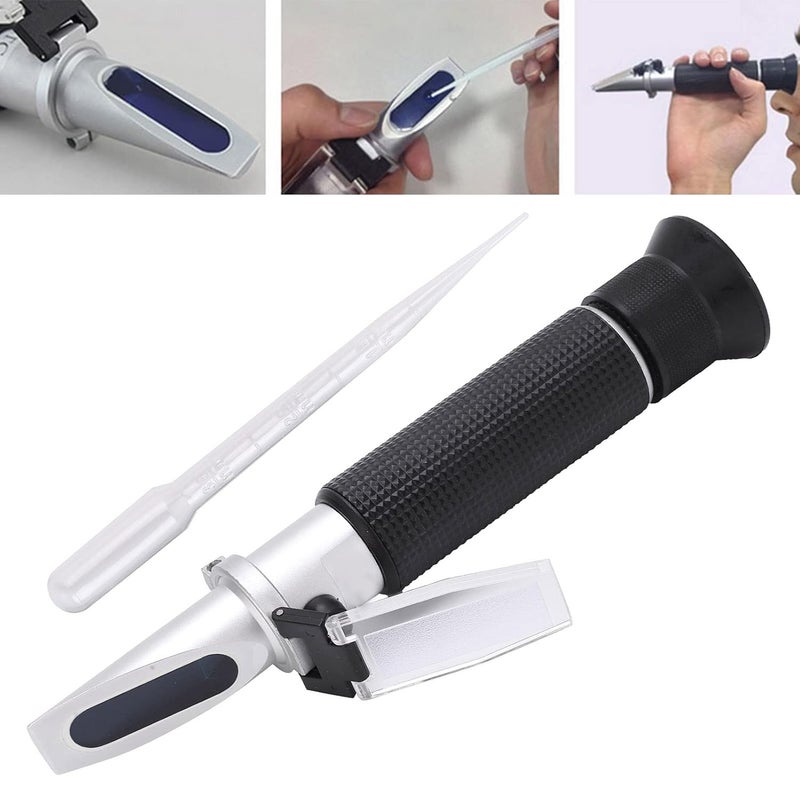 Manual Optical Tester - Refractometer for Distilled Liquor Content Measurement - Portable Handheld Sample Detector for Wine and Distilled Liquor - 0 to 80 Percent Range with 1 - Image 5