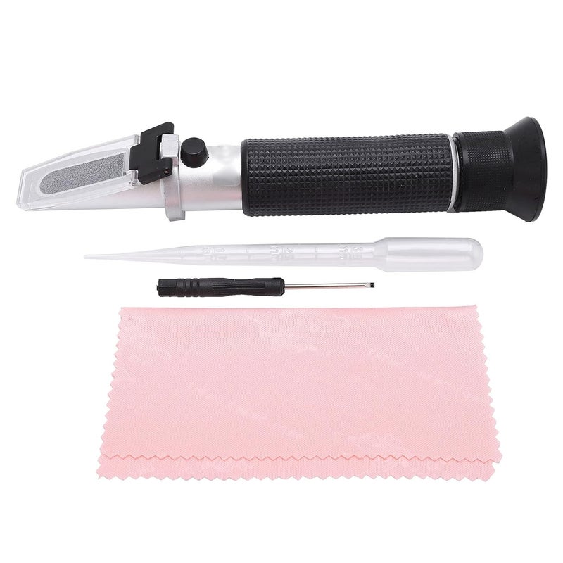 Manual Optical Tester - Refractometer for Distilled Liquor Content Measurement - Portable Handheld Sample Detector for Wine and Distilled Liquor - 0 to 80 Percent Range with 1 - Image 1