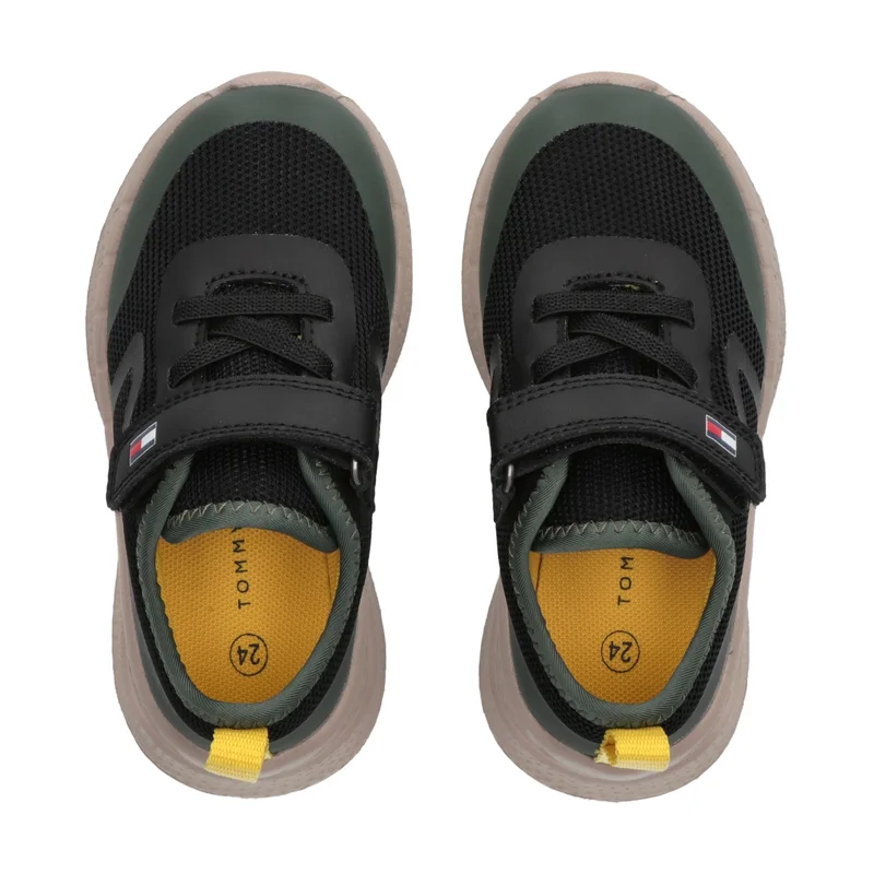 TOMMY HILFIGER Little Low Top Lace Up/Velcro Sneakers
