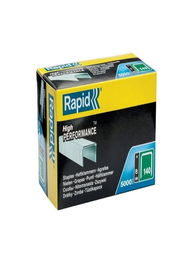 RAPID 11910711 Staples (flatwire), Leg Length 10 mm, No.140, 5000 Pieces, Galvanized - Image 2