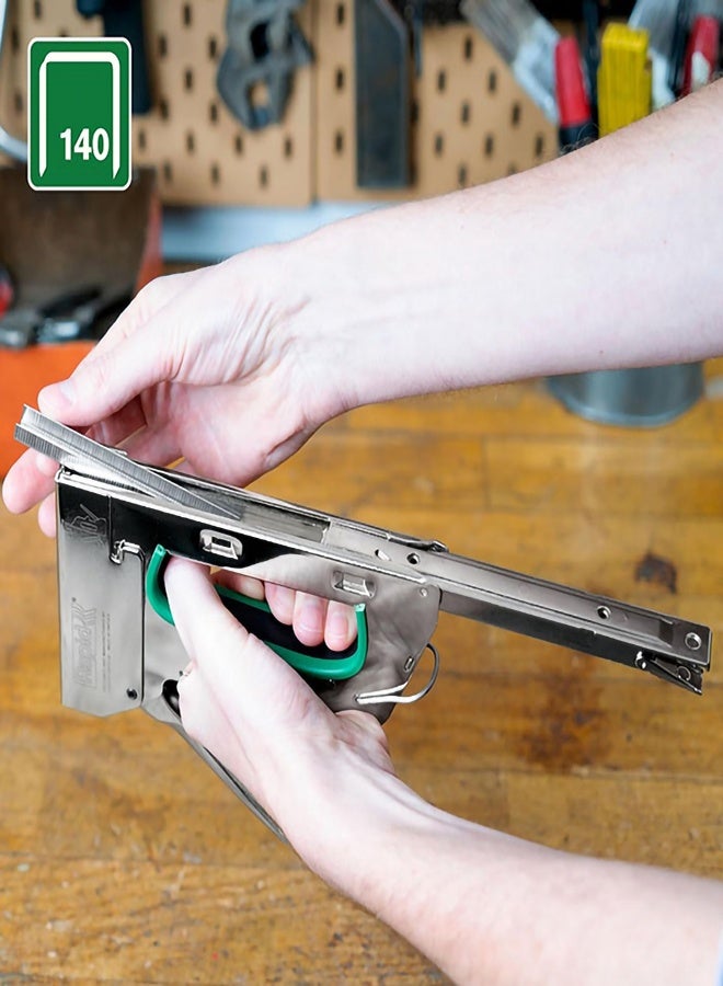 RAPID 11910711 Staples (flatwire), Leg Length 10 mm, No.140, 5000 Pieces, Galvanized - Image 4