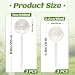 Jgalnim 6PCS Plant Watering GlobesIridescent Rainbow Clear Watering BulbsGlass Self Watering Planter InsertWatering Bulbs for FlowerpotIndoorOutdoorHanging Plants Home Garden3 Large3 Small - Image 2