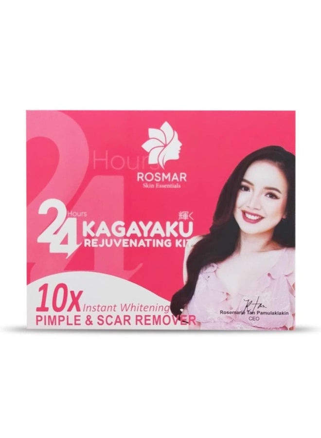 ROSMAR Pimple And Scar Remover Facial Rejuvenation Kit Skin Repair Brightening Anti Acne Treatment