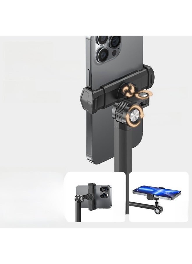 Bo Rui BONERUY 2023 Product Floor Stand Mobile Phone Tablet Foldable Metal Stand Tablet Stand-Color:P76L Floor Mobile Phone Clip - Image 3