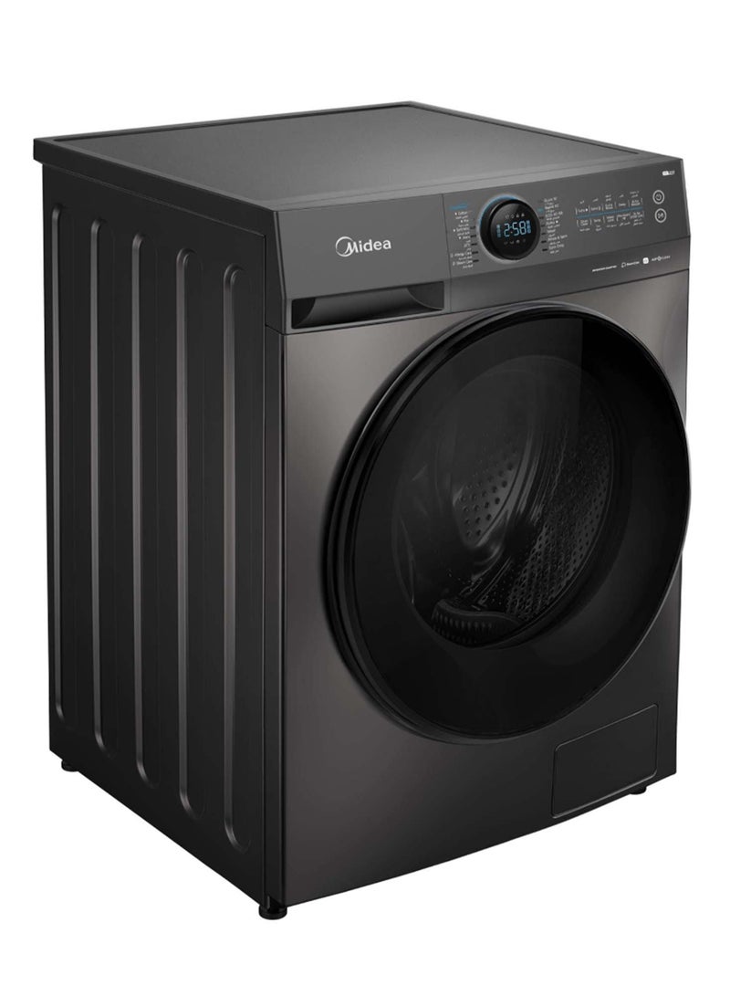 Midea Frontload Washing Machine 8KG WiFi Steam Inverter MF200W80W1TSA Titanium - Image 4