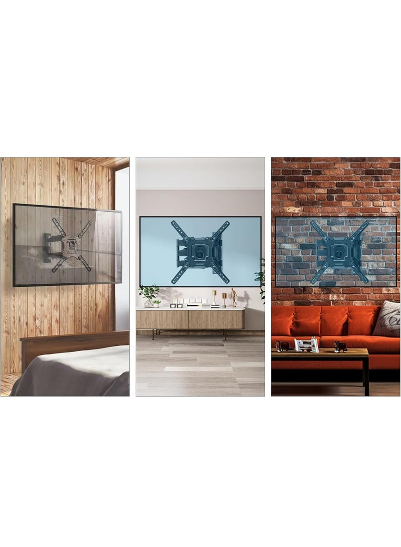 Wall-Mount TV Bracket – Full Motion Swivel & Tilt, Holds up to 32kg, for 32–55 Inch Screens - Image 4