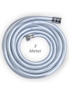 Rubik Shower Hose Pipe PVC Flex Anti Twist Heat Resistance Universal Replacement Kink and Leak Proof (3 Meter)  - Image 1
